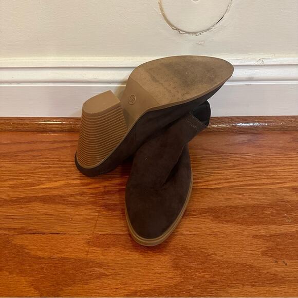 DV Dolce Vita Slip on Mule Booties sz 9.5 Dark Grey Mules - Picture 7 of 8